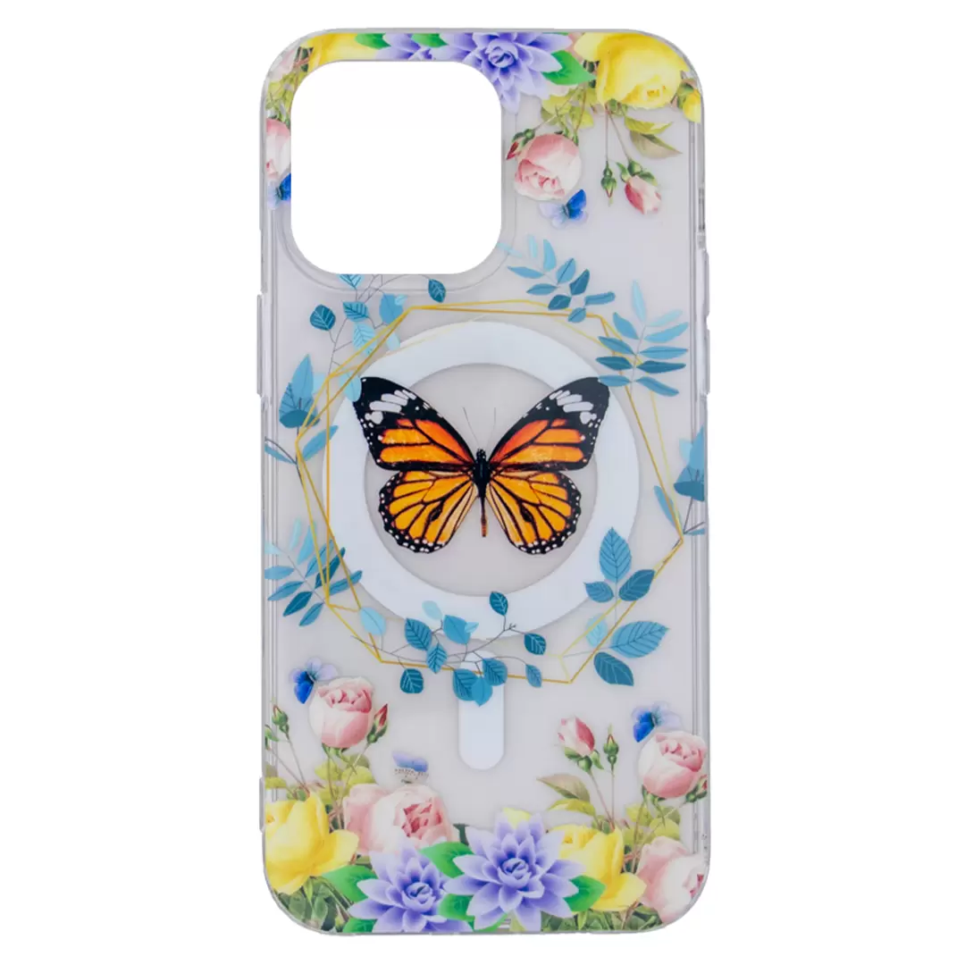 iPhone 14 Designed Case MagSafe Butterfly Serenade